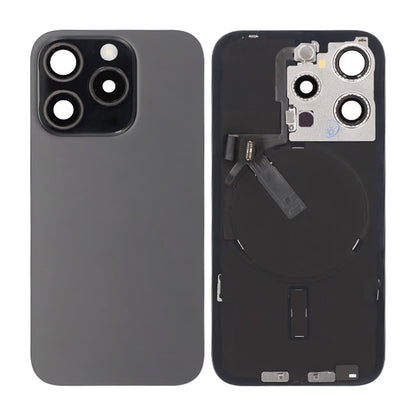 iPhone 15 Pro Baksida Glas Komplett OEM - Titansvart image 1