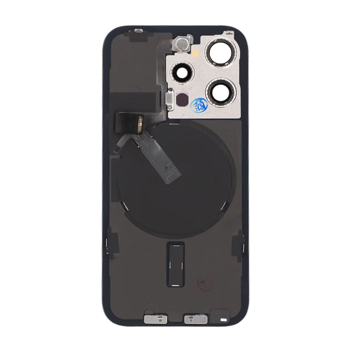 iPhone 15 Pro Baksida Glas Komplett OEM - Naturlig Titan image 3