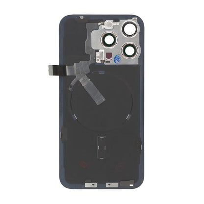 iPhone 15 Pro Max Baksida Glas Komplett OEM - Titanvit image 3
