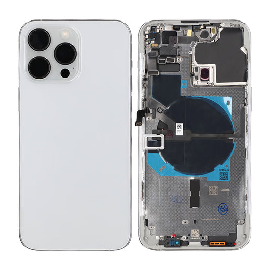 iPhone 14 Pro Max Mittenram med smådelar OEM - Vit image 1