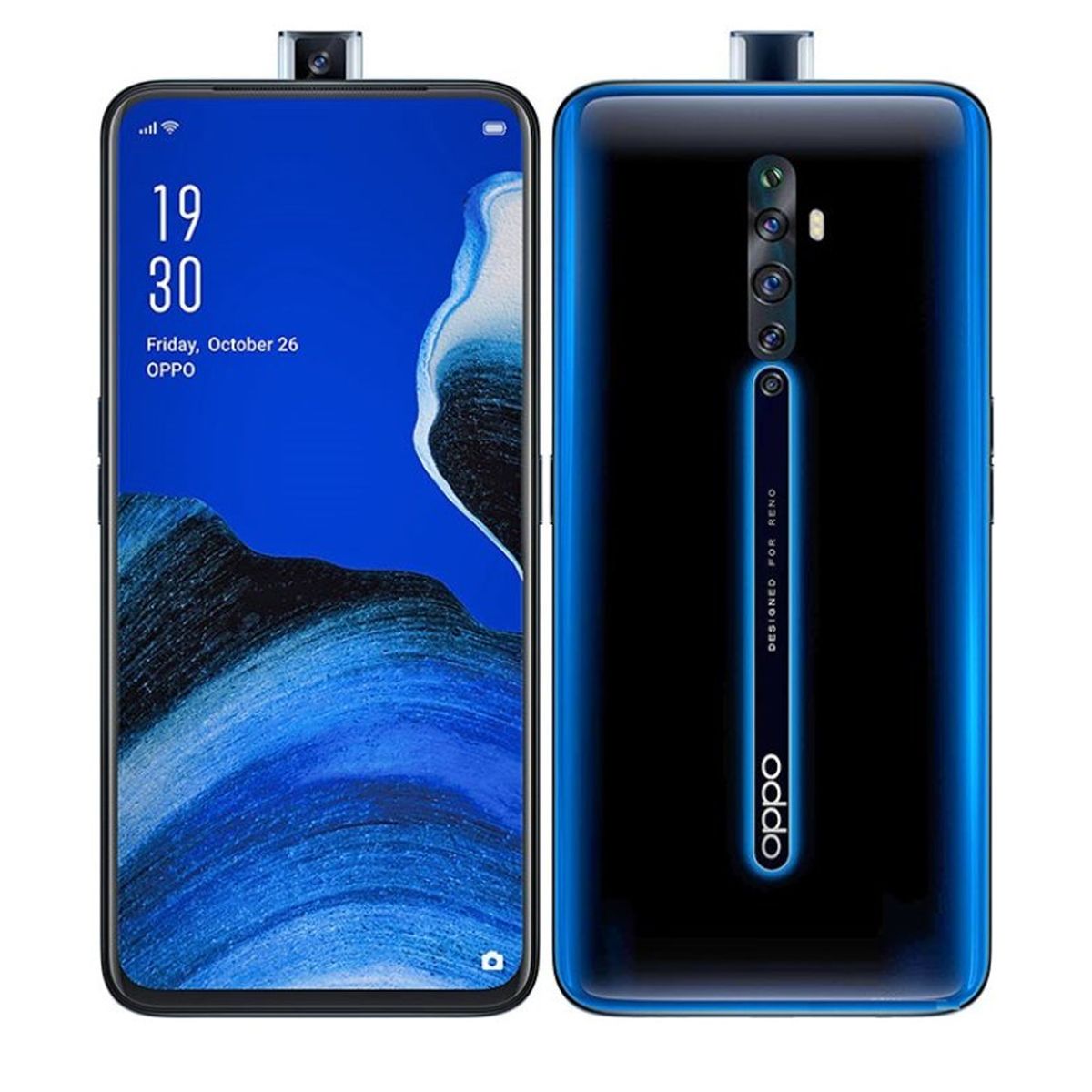 Begagnad Oppo Reno2 F 128GB Blå - Använt skick image 1