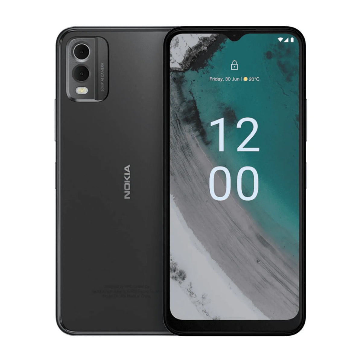 Begagnad Nokia C32 64GB Svart - Bra skick image 1