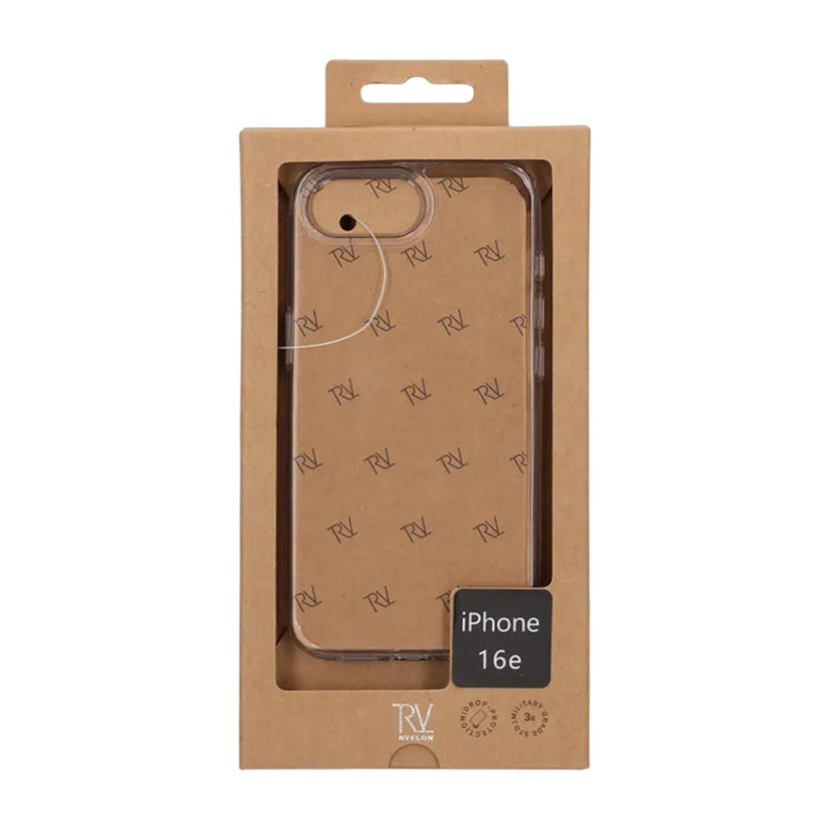iPhone 16e Case - Shockproof Rvelon Transparent image 5