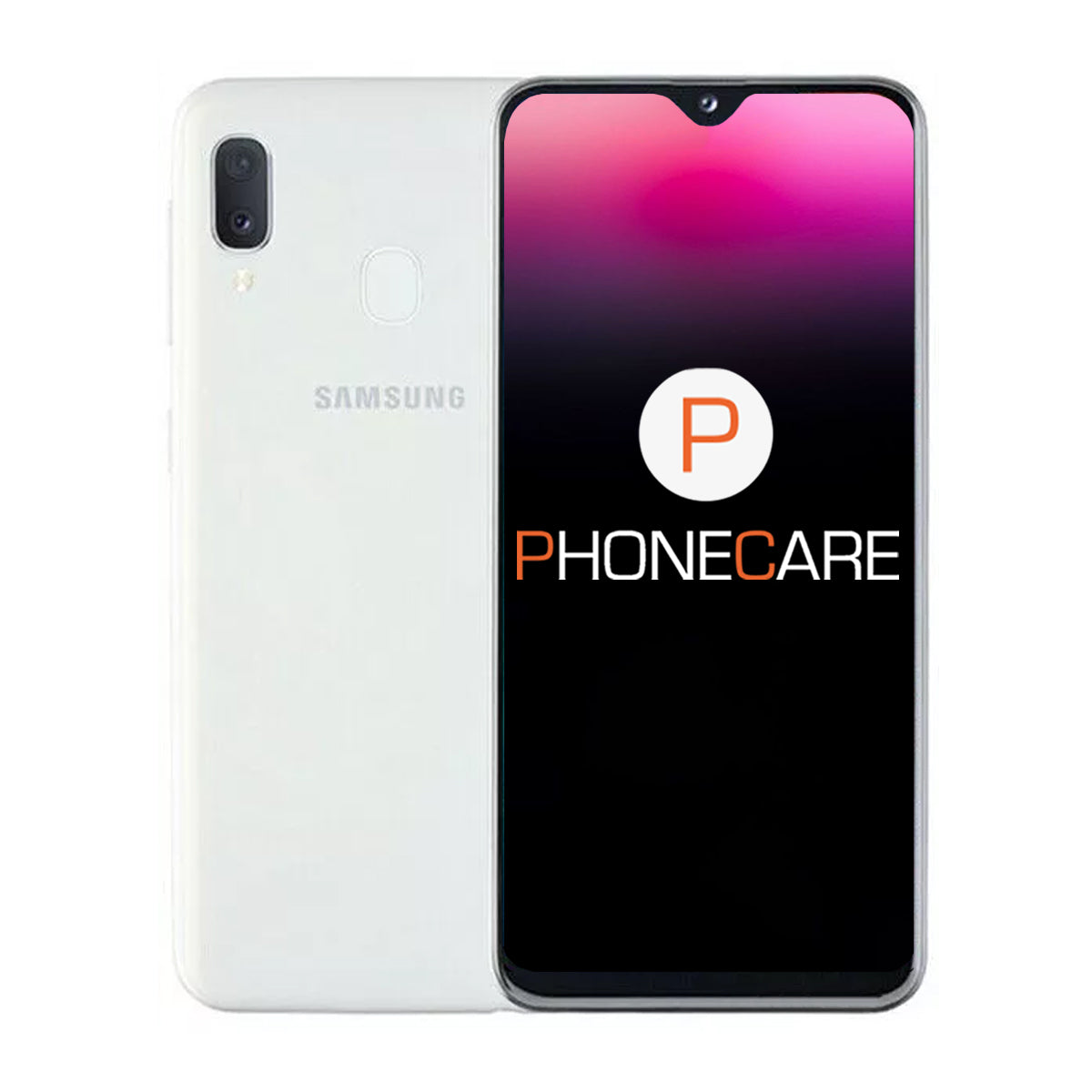 Begagnad Galaxy A20e Dual SIM 32GB Vit - Använt skick (C) image 1
