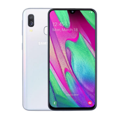 Begagnad Samsung Galaxy A40 64GB Vit - Använt skick image 1