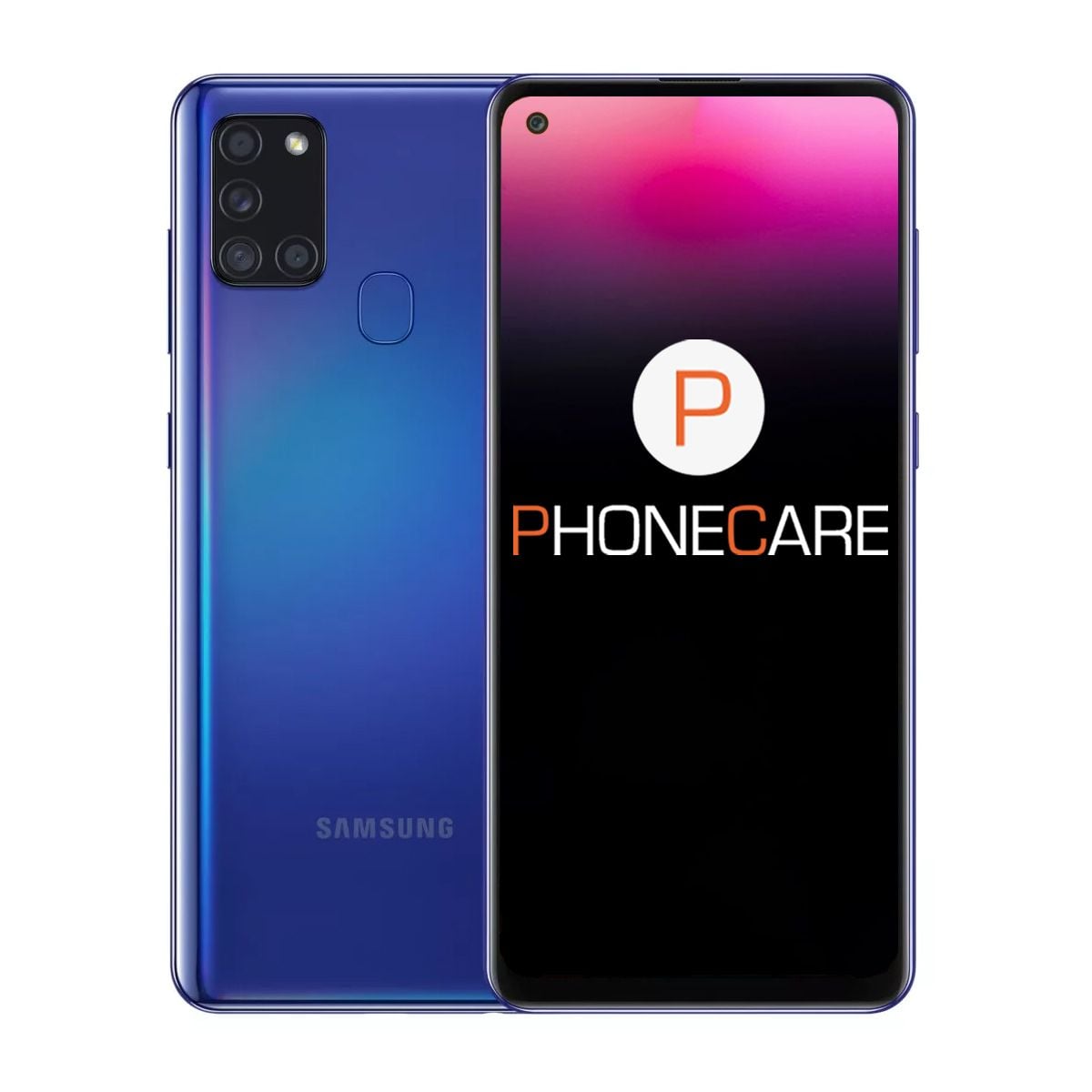 Begagnad Samsung Galaxy A21s Dual 32GB Blå – Använt skick (C) image 1