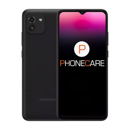Begagnad Samsung Galaxy A03 64GB Svart - Använt skick (C) image 1