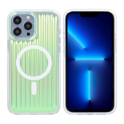 iPhone 13/12 Pro Max Stöttåligt Mobilskal Magsafe Reflektionsfärg - Grön image 1