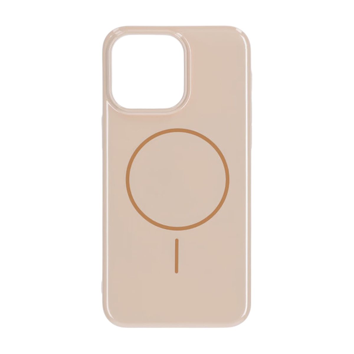 iPhone 15 Pro Max Skal MagSafe, Blankt Enfärgat - Guld image 4