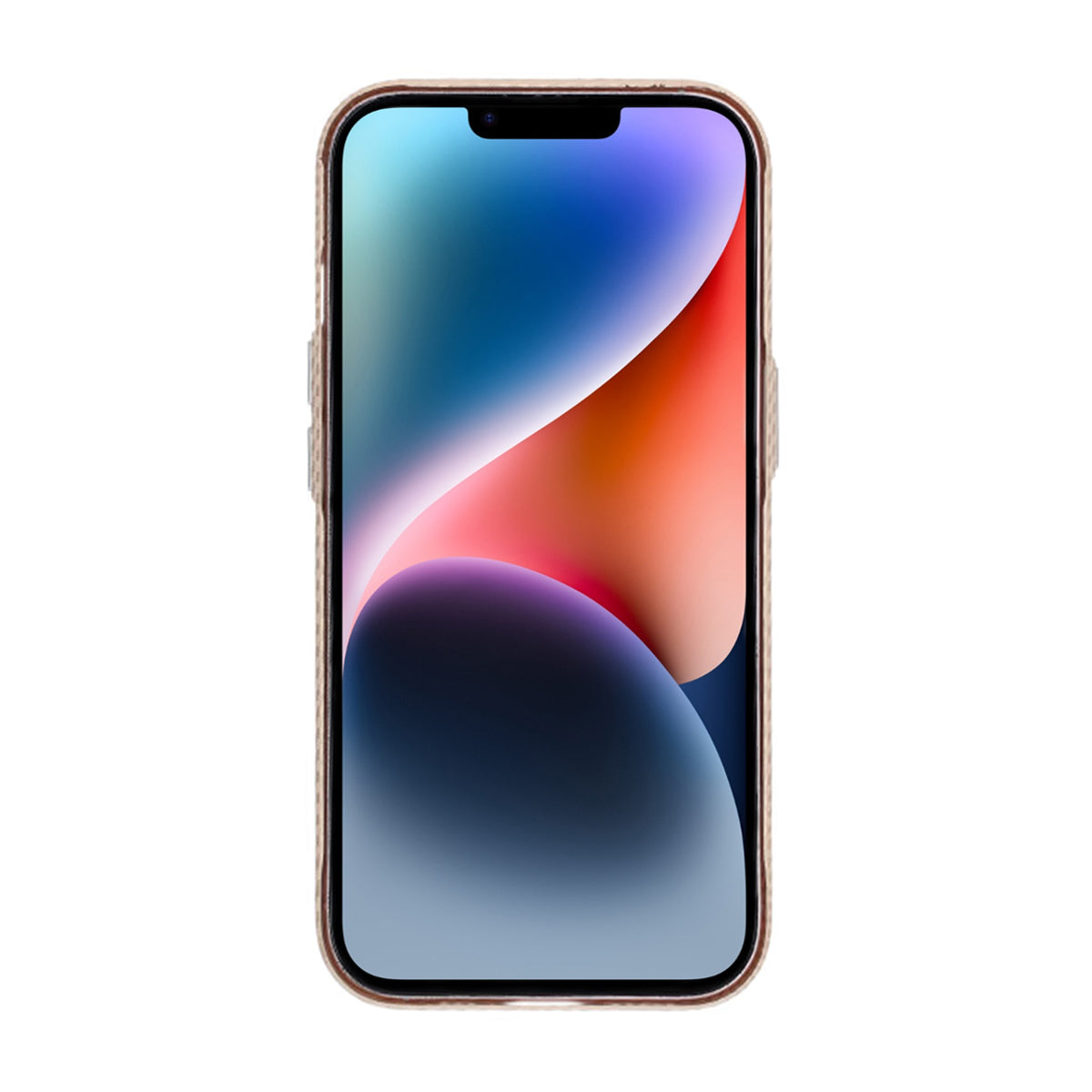 iPhone 13/14 Mobilskal Carbonmönstrad - Guld image 2
