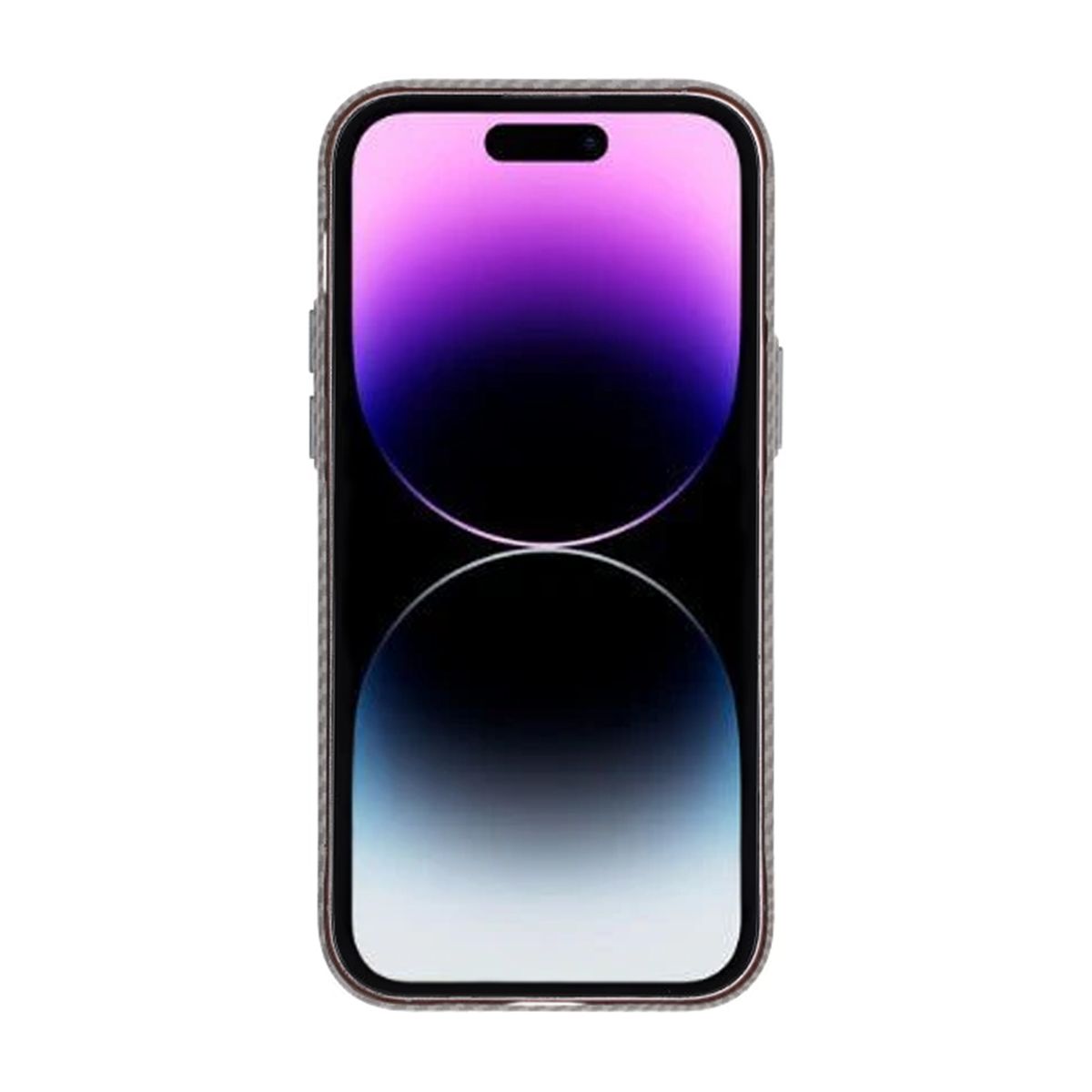 iPhone 14 Pro Mobilskal Carbonmönstrad - Grå image 2