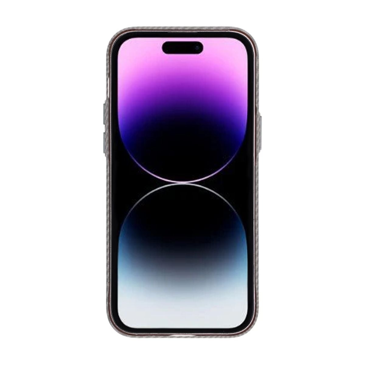 iPhone 14 Pro Max Mobilskal Carbonmönstrad - Grå image 2