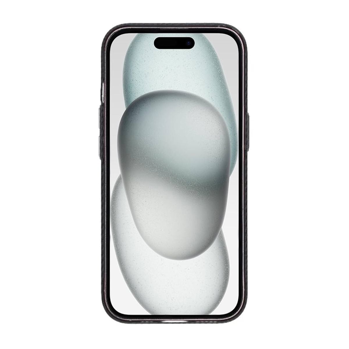 iPhone 15 Mobilskal Carbonmönstrad - Svart image 2