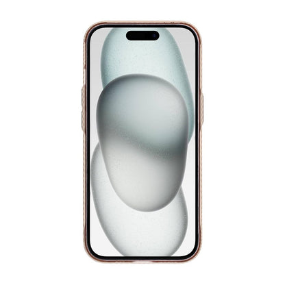 iPhone 15 Mobilskal Carbonmönstrad - Guld image 2