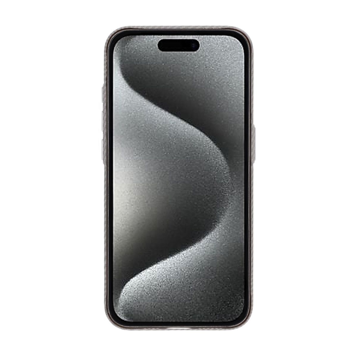 iPhone 15 Pro Mobilskal Carbonmönstrad - Grå image 2