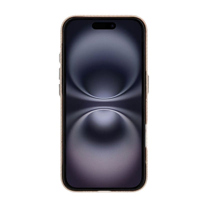 iPhone 16 Mobilskal Carbonmönstrad - Guld image 2