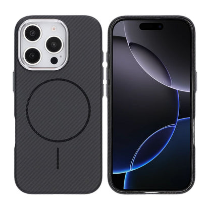 iPhone 16 Pro Mobilskal Carbonmönstrad - Svart image 1