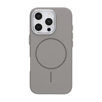 iPhone 16 Pro Mobilskal Carbonmönstrad - Grå image 3
