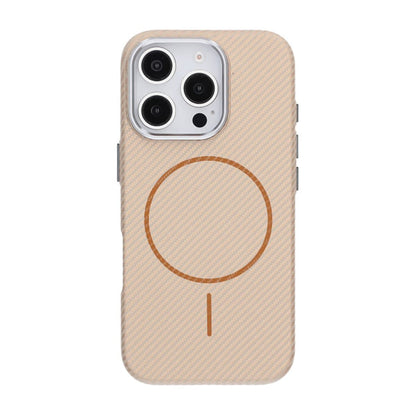 iPhone 16 Pro Mobilskal Carbonmönstrad - Guld image 3