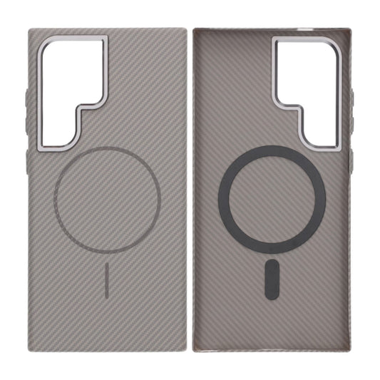 Samsung Galaxy S24 Ultra Mobilskal Carbonmönstrad - Grå image 1