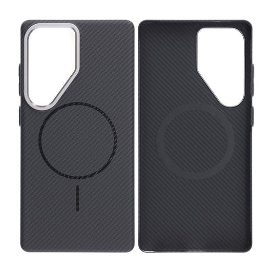 Samsung Galaxy S25 Ultra Mobilskal Carbonmönstrad - Svart image 1