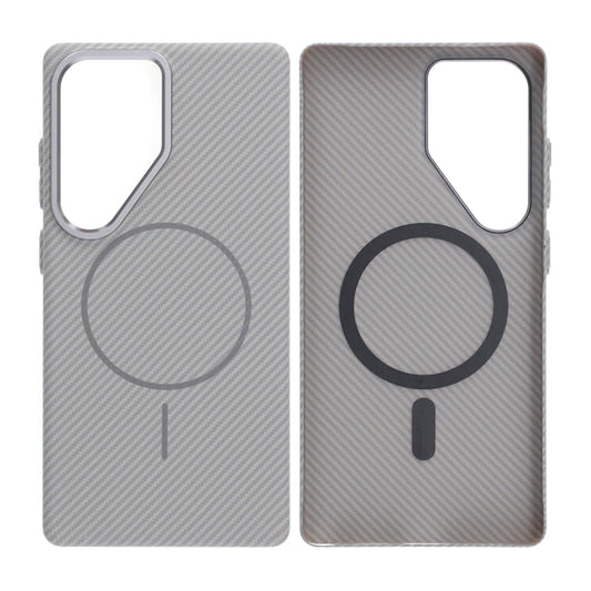 Samsung Galaxy S25 Ultra Mobilskal Carbonmönstrad - Grå image 1
