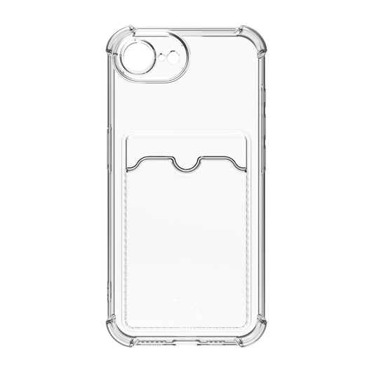 iPhone 16e Mobilskal Stöttåligt med Korthållare - Transparent image 1