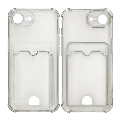 iPhone 16e Mobilskal Stöttåligt med Korthållare - Svart image 1