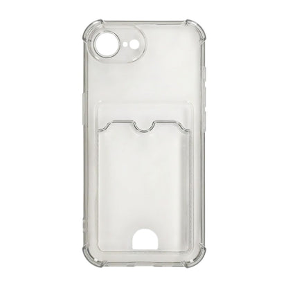 iPhone 16e Mobilskal Stöttåligt med Korthållare - Svart image 2