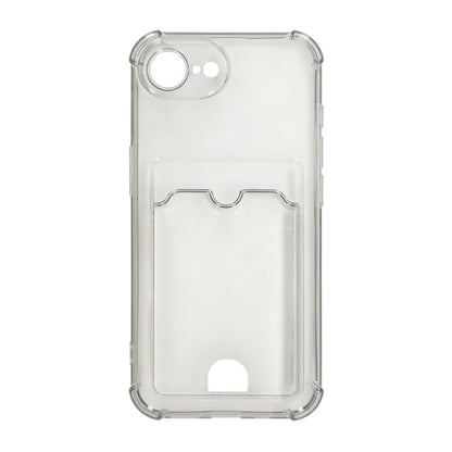 iPhone 16e Mobilskal Stöttåligt med Korthållare - Svart image 2