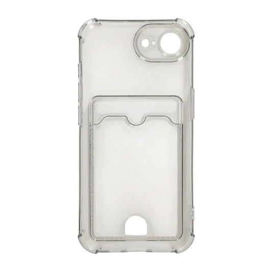 iPhone 16e Mobilskal Stöttåligt med Korthållare - Svart image 3