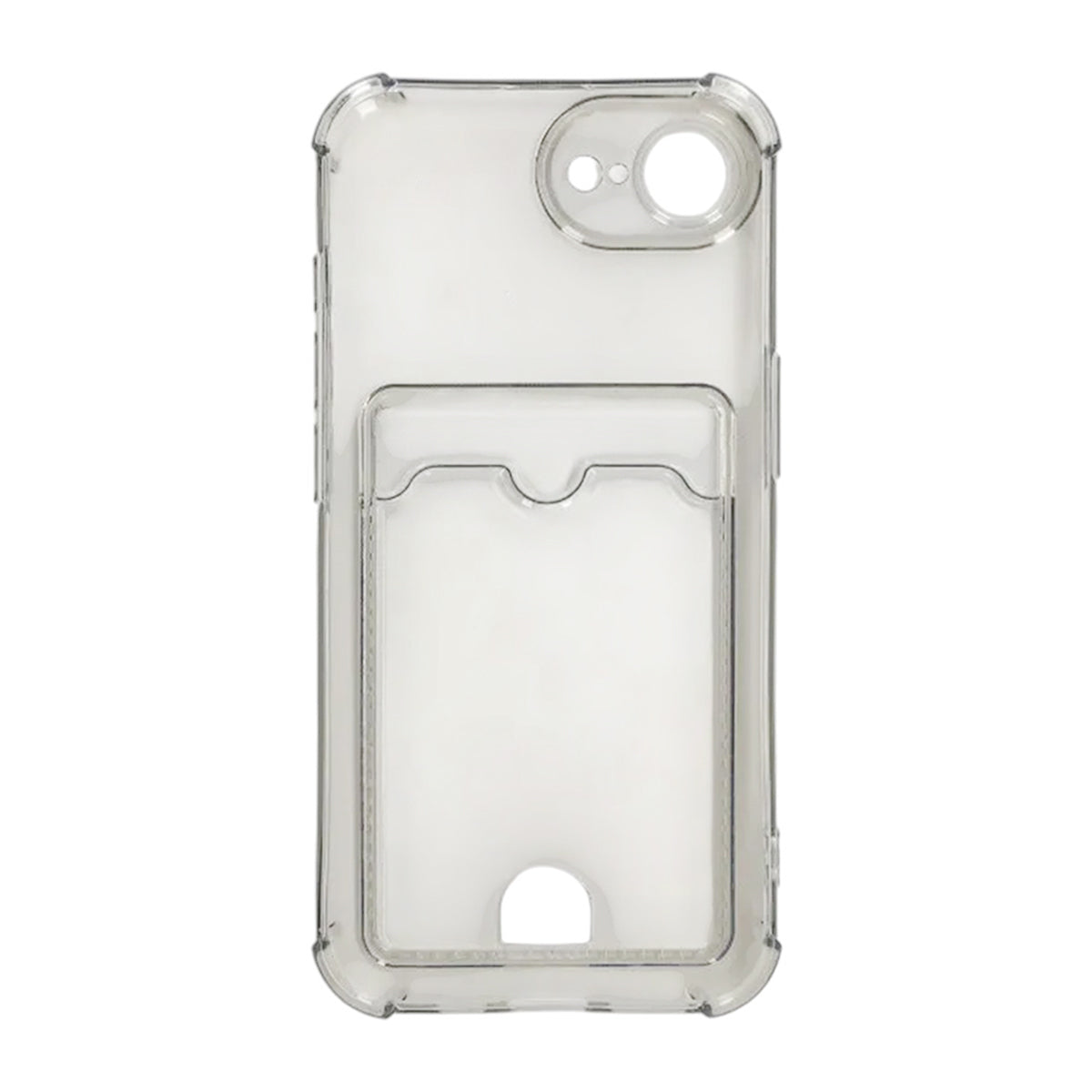 iPhone 16e Mobilskal Stöttåligt med Korthållare - Svart image 3