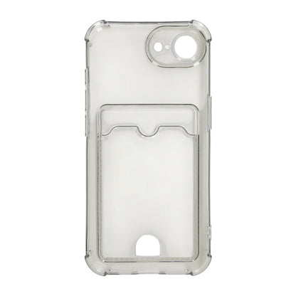 iPhone 16e Mobilskal Stöttåligt med Korthållare - Svart image 3