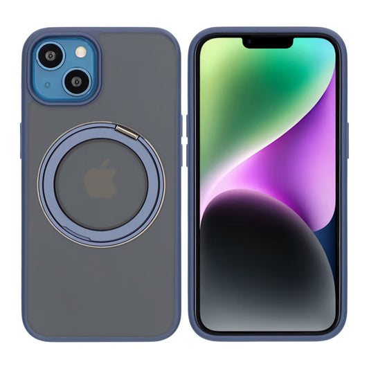 iPhone 13/14 Mobilskal med Magsafe Stativ - Blå image 1