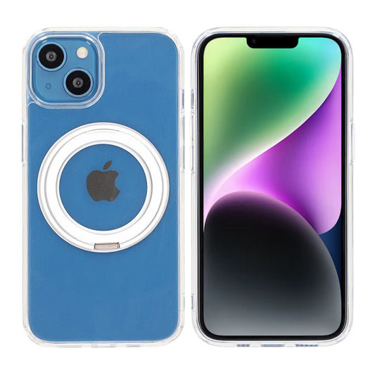 iPhone 13/14 Mobilskal med Magsafe Stativ - Transparent image 1