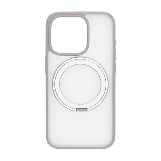 iPhone 15 Pro Max Mobilskal med Magsafe Stativ - Grå image 4