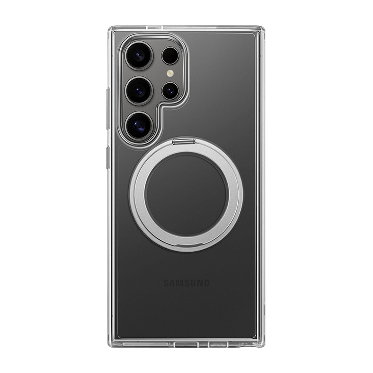 Samsung S23 Ultra Mobilskal med Magsafe Stativ - Transparent image 1