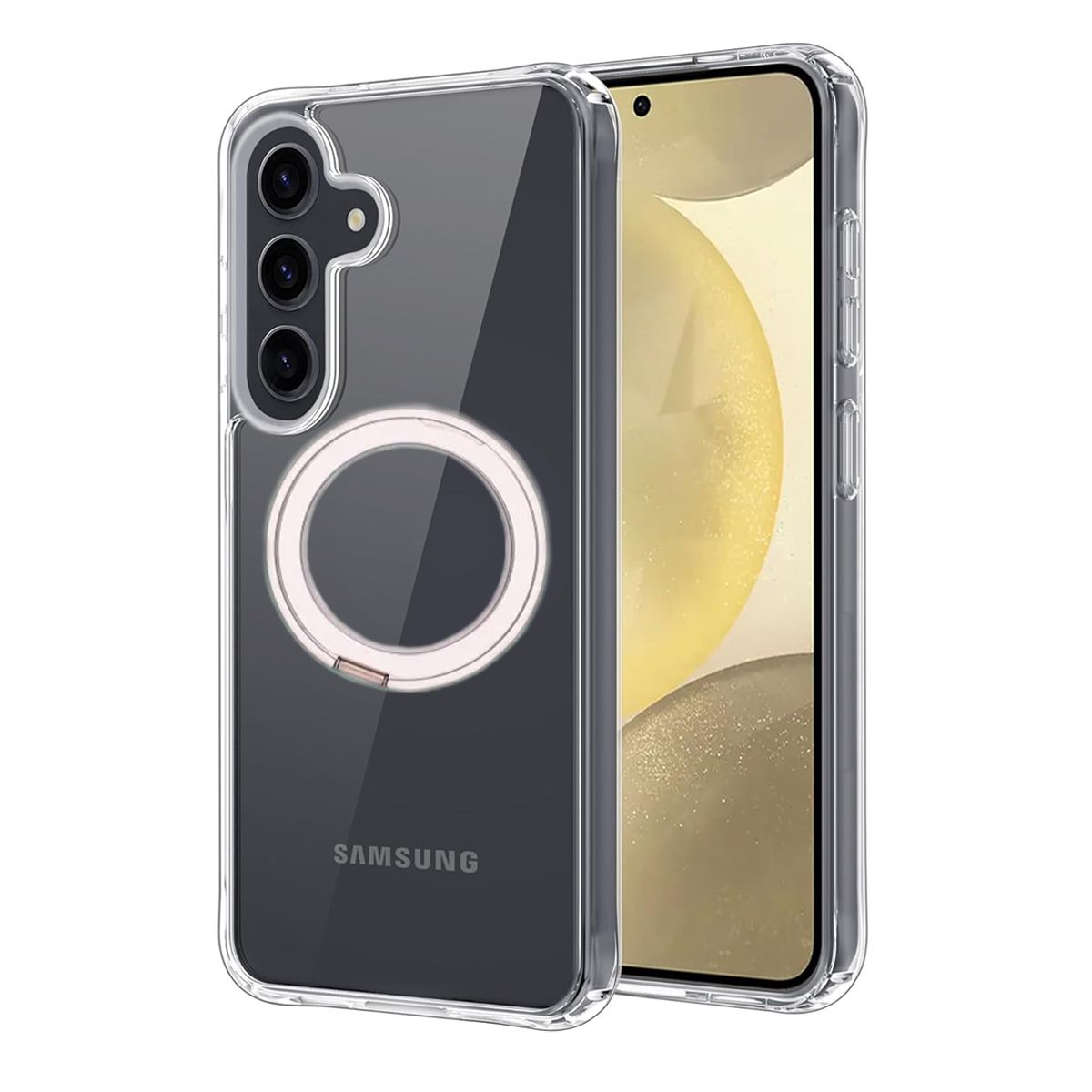 Samsung Galaxy S25 Mobilskal med Magsafe Stativ - Transparent image 1