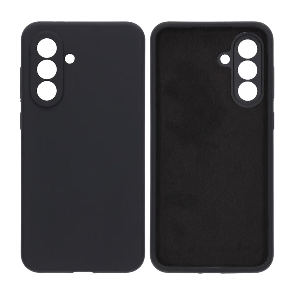 Samsung Galaxy A36 Mobilskal Silikon - Svart image 1