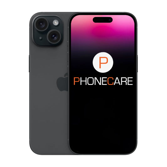 Begagnade iPhone15 128GB Black- Mycket bra skick (A) image 1