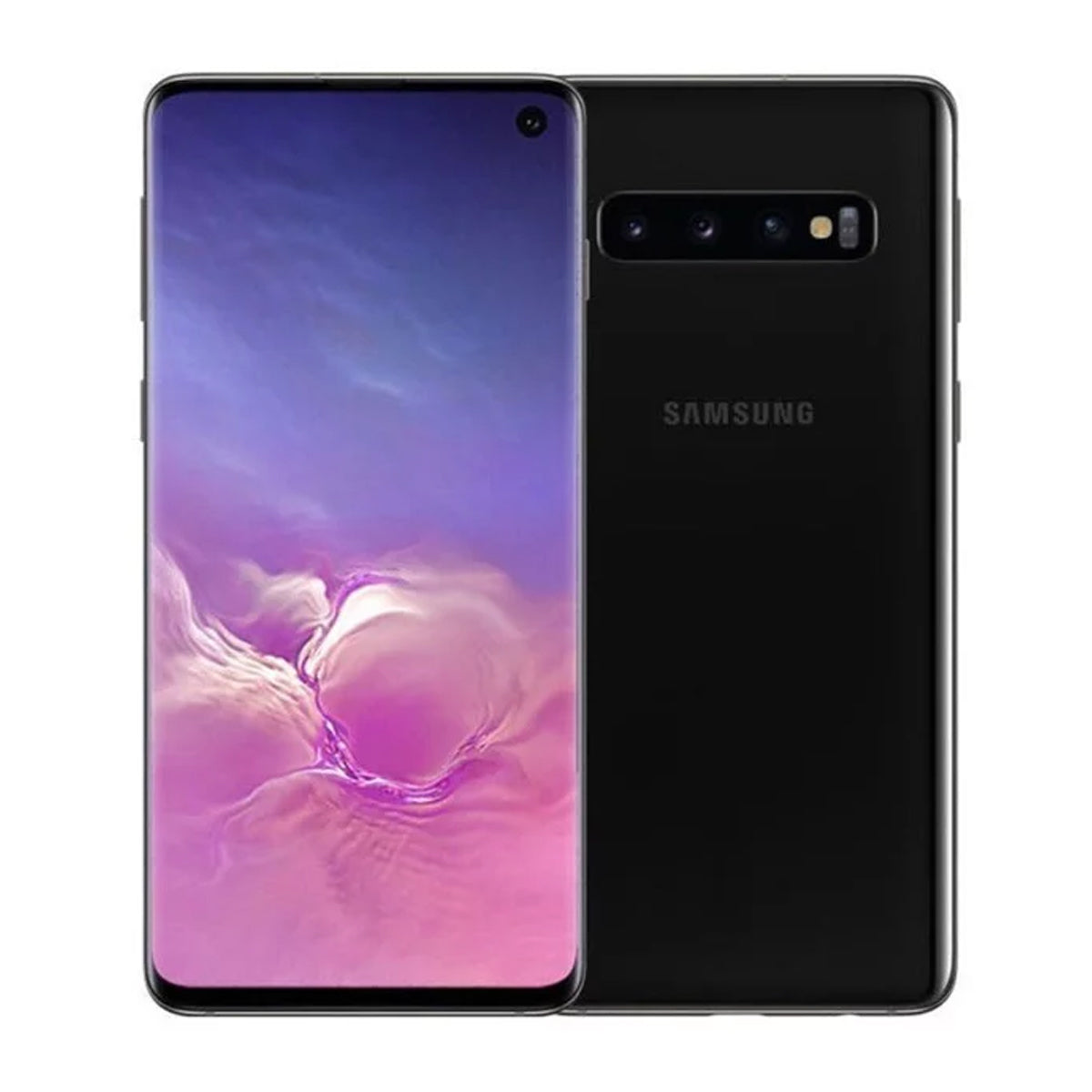 Begagnad Samsung Galaxy S10 Plus Dual 128GB Svart - Mycket bra skick (A) image 1