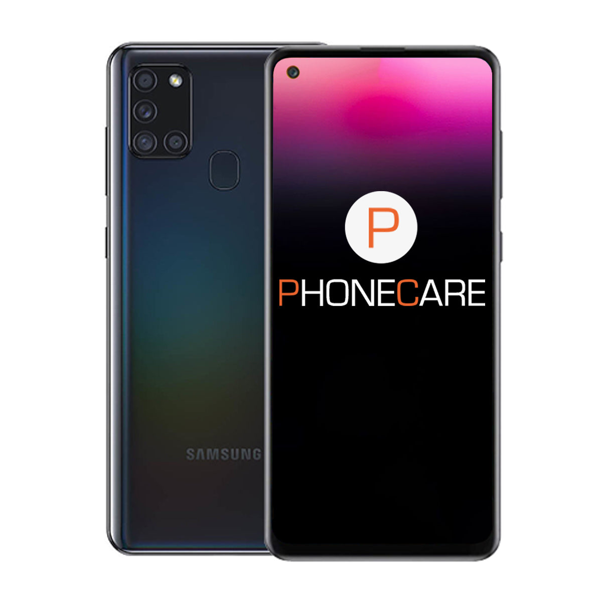 Begagnad Samsung Galaxy A21s Dual 32GB Svart - Bra skick (B) image 1
