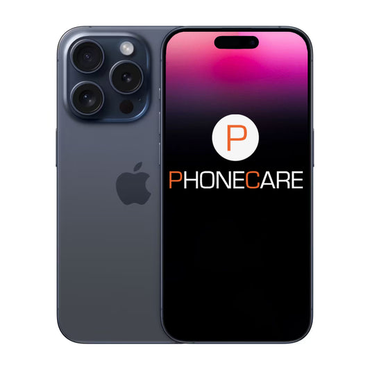 Begagnad Iphone 15 Pro 128GB Blå – Bra skick (B) image 1