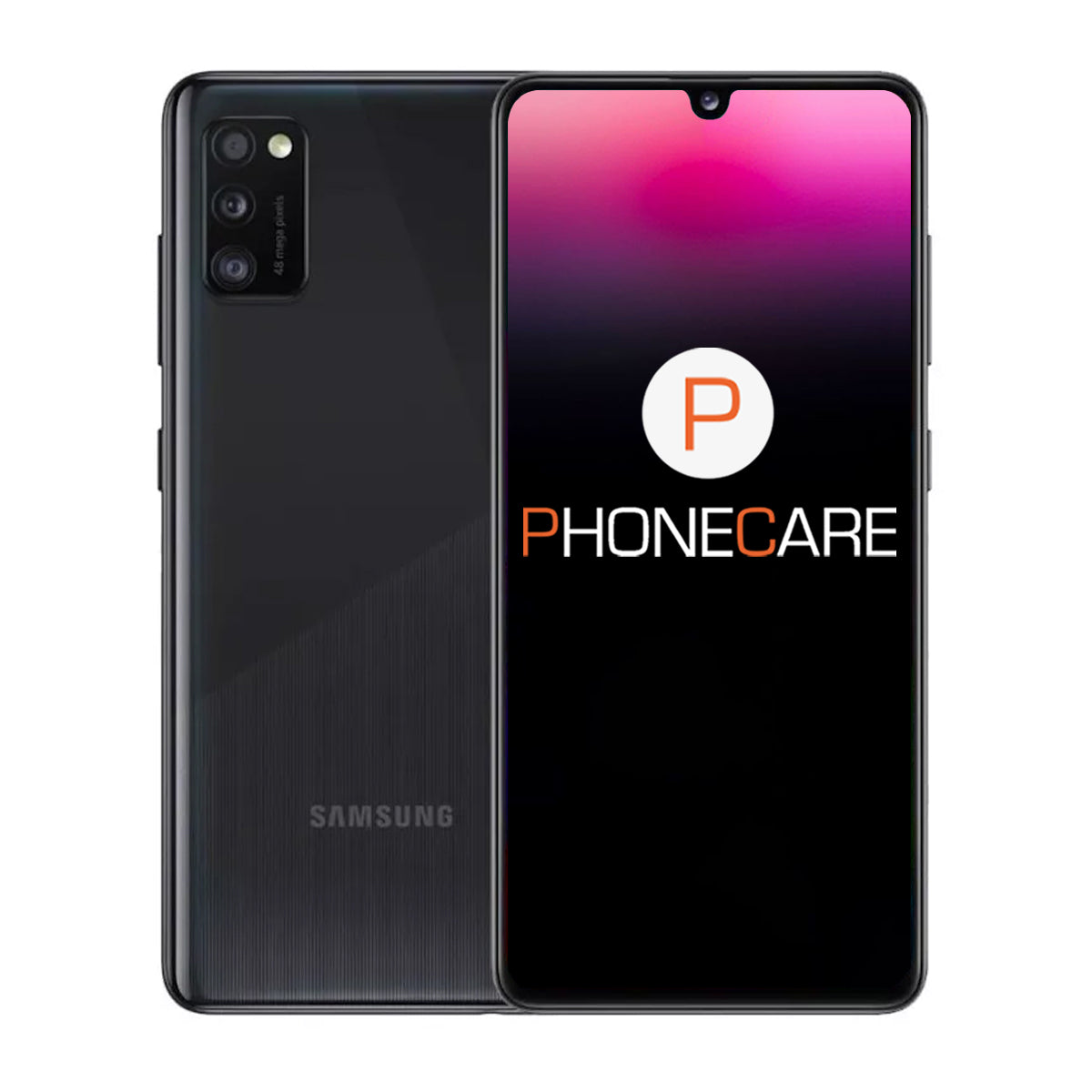 Begagnad Galaxy A41 dual 128GB Black - Bra skick (B) image 1