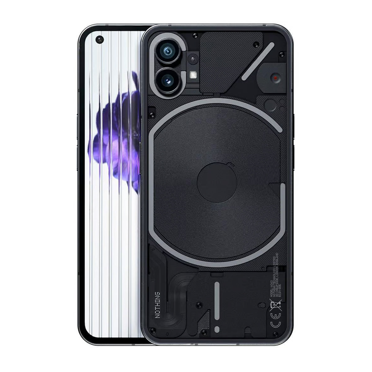 Begagnad Nothing Phone (1) 128GB Black - Bra skick(B) image 1