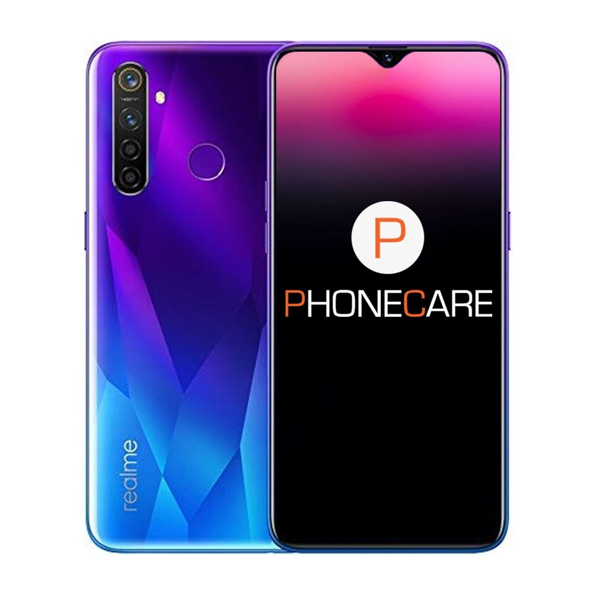 Realme 5 Pro Dual 128GB Sparkling blue - Använt skick(C) image 1