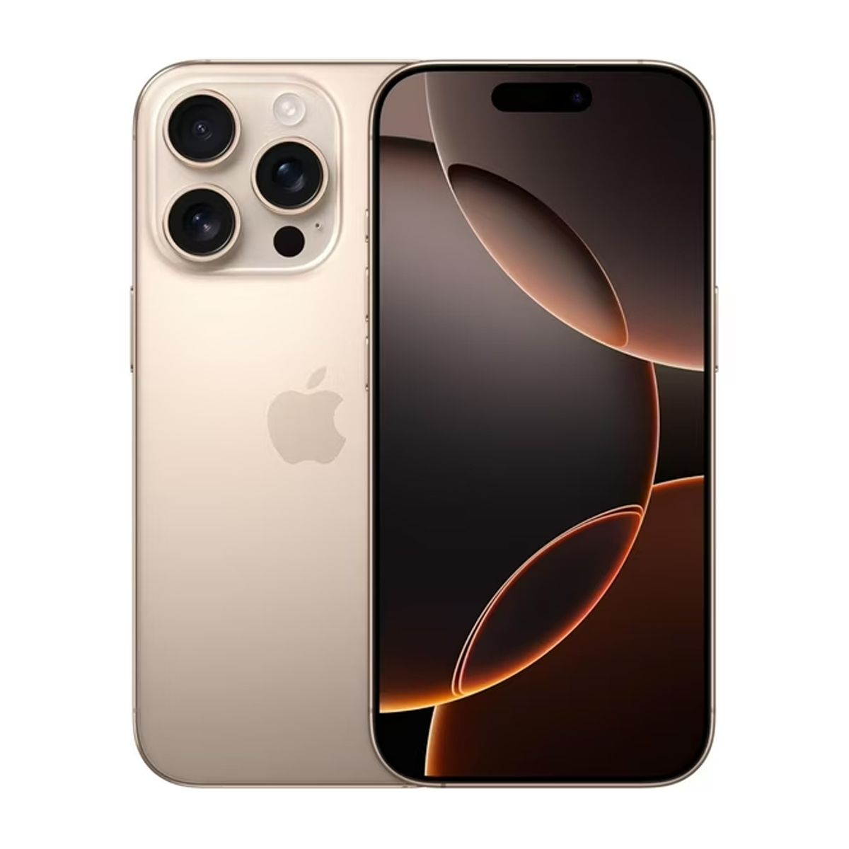 Begagnad iPhone 16 Pro 128GB Sandfärgad Titan - Mycket bra skick image 1