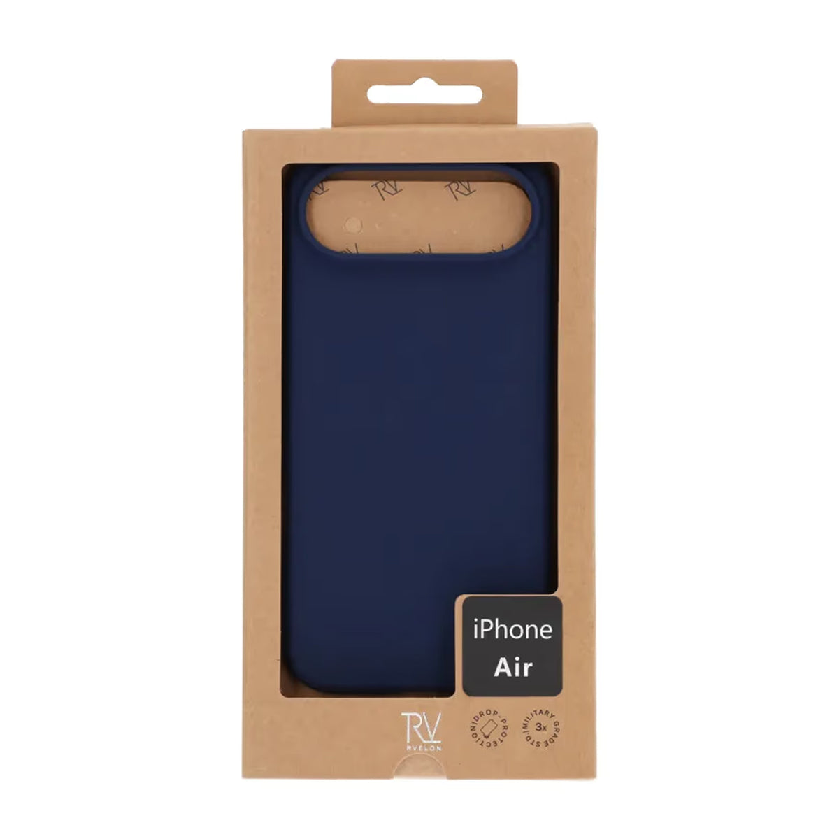 Rvelon Mobilskal Silikon MagSafe för iPhone Air - Mörkblå image 4