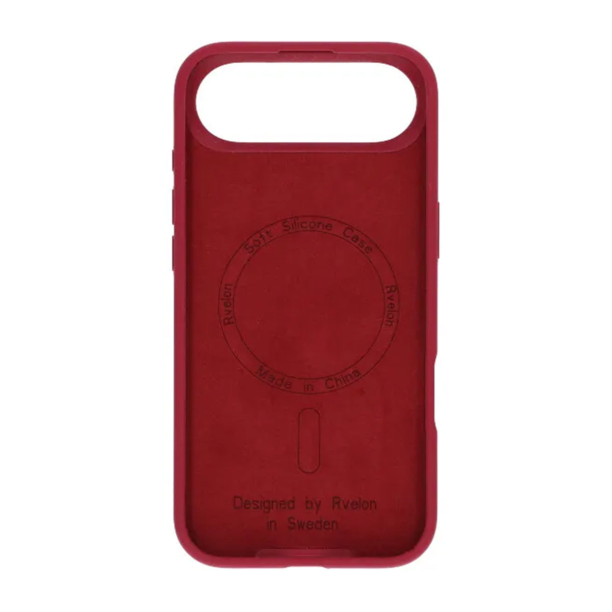 Rvelon Mobilskal Silikon MagSafe för iPhone Air - Röd image 3