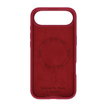 Rvelon Mobilskal Silikon MagSafe för iPhone Air - Röd image 3